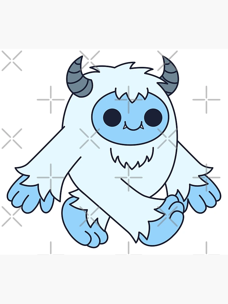 Chibi Kawaii Yeti - Cute Monsters - Magnet