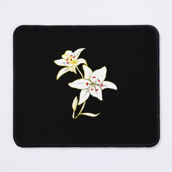 Item preview, White lily flower petal in bloom artistic flower lover designed and sold by Artstastic.