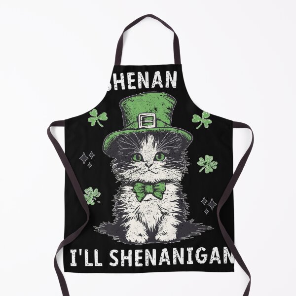 Item preview, St Patricks Day If I Shenan Once I’ll Shenanigan Funny cat designed and sold by TynesDesign.