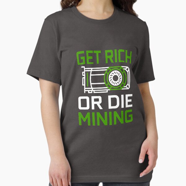Item preview, GPU Miner Get Rich or Die Mining TEAM GREEN Graphics Card Crypto Miner  designed and sold by Studio  128.