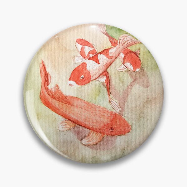 Item preview, Sepia Koi – Classic & Timeless Watercolor Art designed and sold by Andreia Magic Kids.