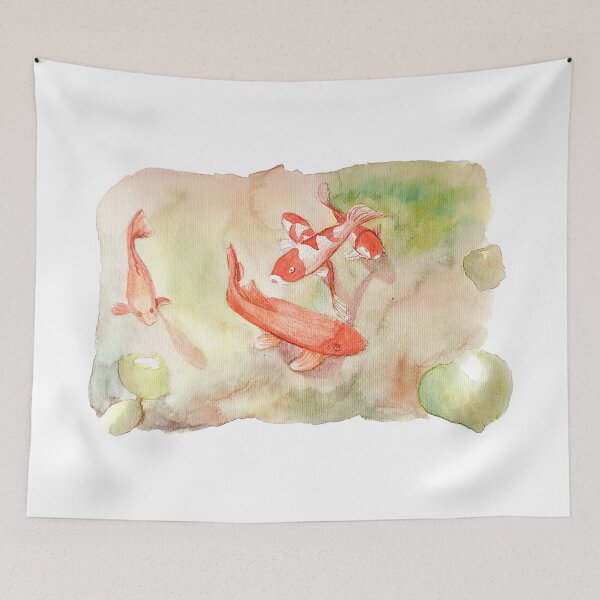 Item preview, Sepia Koi – Classic & Timeless Watercolor Art designed and sold by Andreia Magic Kids.
