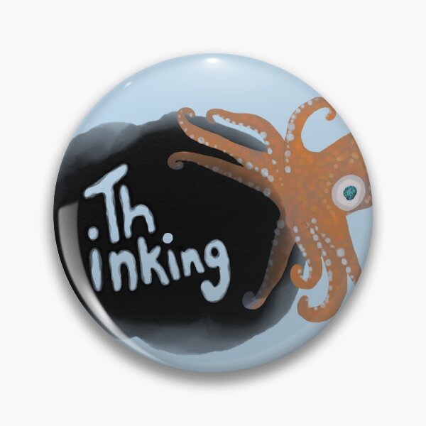 Item preview, Squid Thinking Pun designed and sold by Amy Hadden.