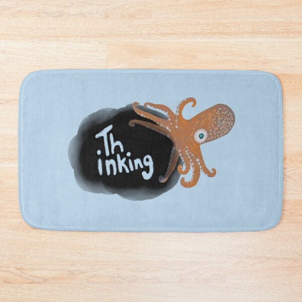Item preview, Squid Thinking Pun designed and sold by Amy Hadden.