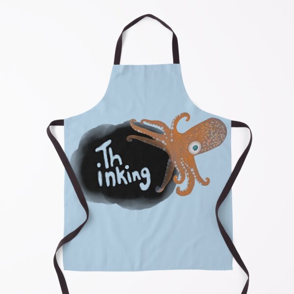 Item preview, Squid Thinking Pun designed and sold by Amy Hadden.