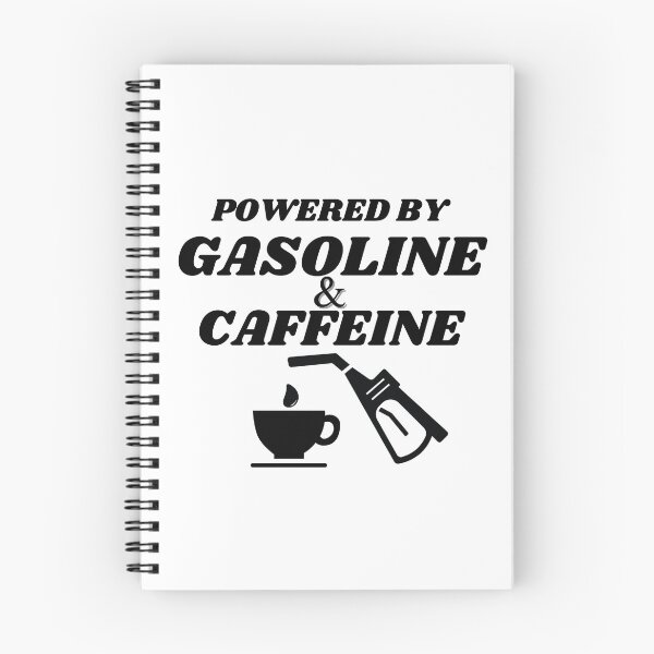 Item preview, Powered by Gasoline and Caffeine designed and sold by SillyDarkShop.