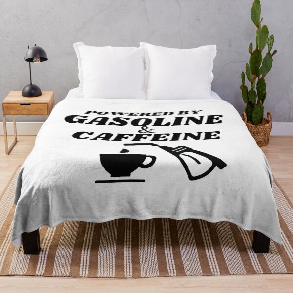 Item preview, Powered by Gasoline and Caffeine designed and sold by SillyDarkShop.