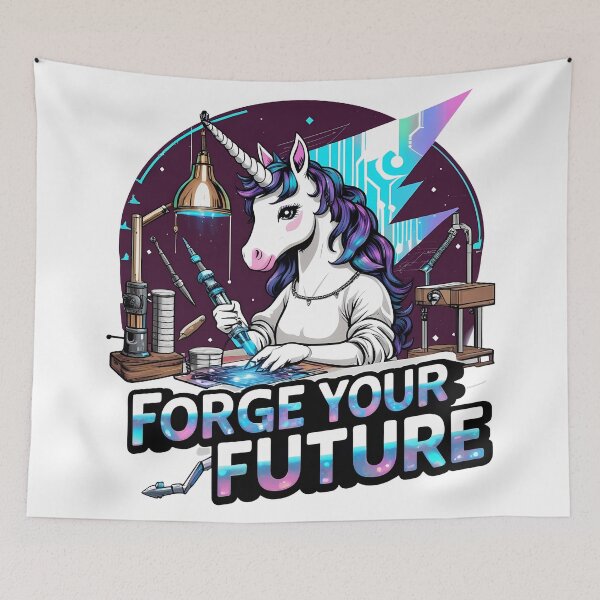 Item preview, Forge Your Future – Digital Artisan Unicorn designed and sold by zoughlal.