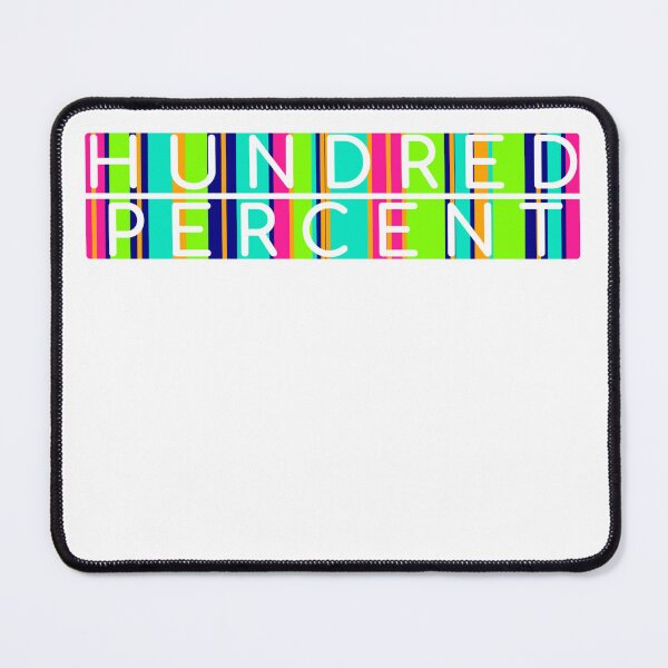 Item preview, Hundred Percent – Bold '100%' Striped Typography Design designed and sold by Get Kind Creations by:GaryKilmer.