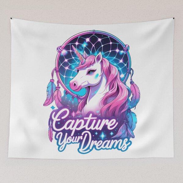 Item preview, Capture Your Dreams – Cyber-Dream Unicorn designed and sold by zoughlal.