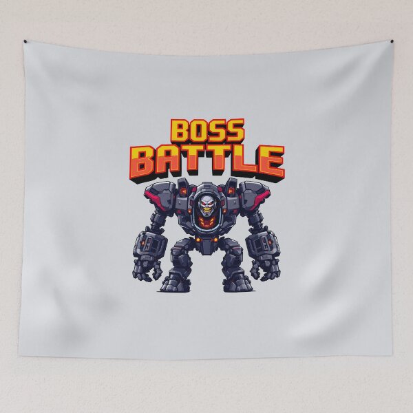 Item preview, Mech Boss Battle designed and sold by Jollys-ArtShop.