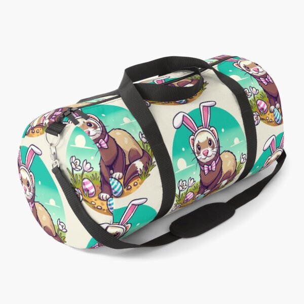 Item preview, Easter Ferret on the Hunt for Eggs designed and sold by Ghost on Toast.