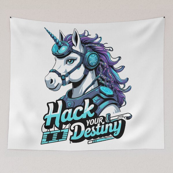 Item preview, Hack Your Destiny – Biohacker Unicorn designed and sold by zoughlal.