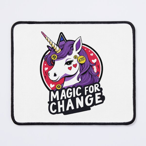 Item preview, Magic for Change – Activist Unicorn designed and sold by zoughlal.