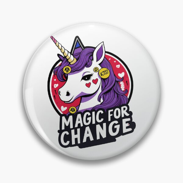Item preview, Magic for Change – Activist Unicorn designed and sold by zoughlal.