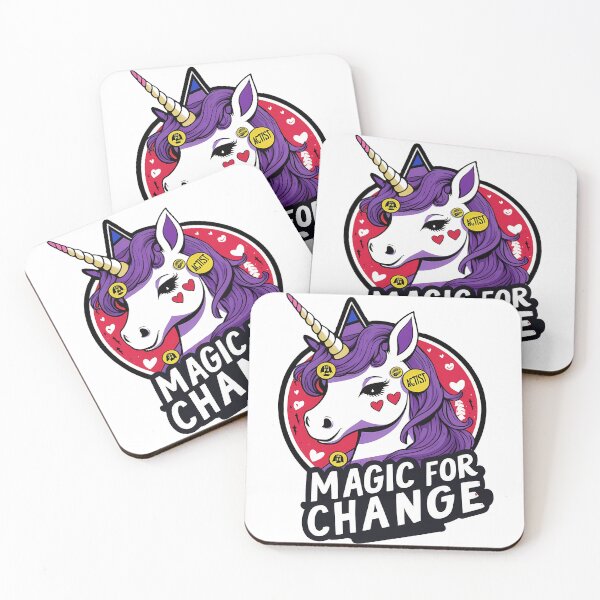 Item preview, Magic for Change – Activist Unicorn designed and sold by zoughlal.