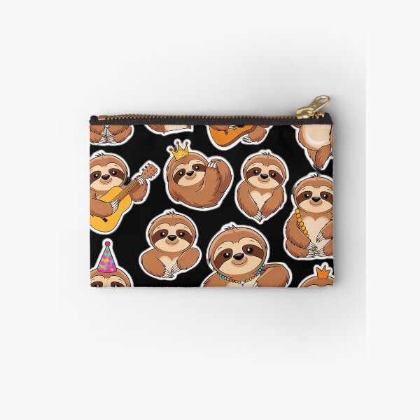 Item preview, Sloth Party Sticker Design by Steezee designed and sold by SteezeeStore.