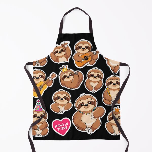 Item preview, Sloth Party Sticker Design by Steezee designed and sold by SteezeeStore.