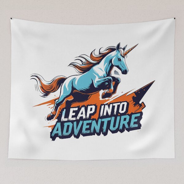 Item preview, Leap into Adventure – Urban Explorer Unicorn designed and sold by zoughlal.
