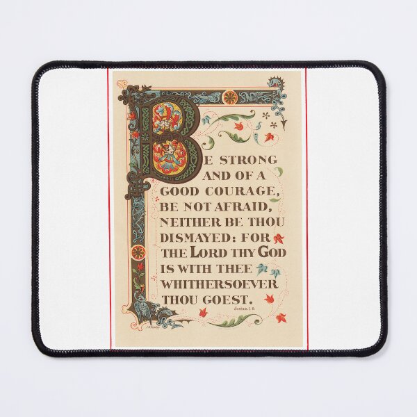 Item preview, Be Strong and of a Good Courage designed and sold by Pictures With A Message.