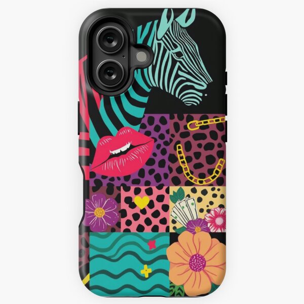 Item preview, Animal print and pop collage  designed and sold by Roxburylane.