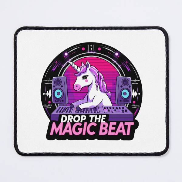 Item preview, Drop the Magic Beat – DJ Unicorn designed and sold by zoughlal.