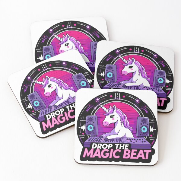 Item preview, Drop the Magic Beat – DJ Unicorn designed and sold by zoughlal.