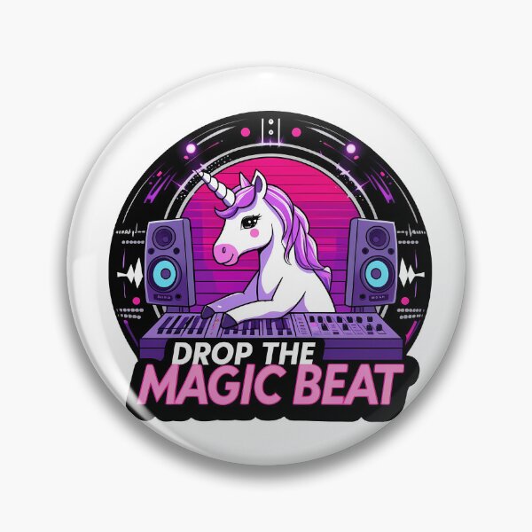 Item preview, Drop the Magic Beat – DJ Unicorn designed and sold by zoughlal.