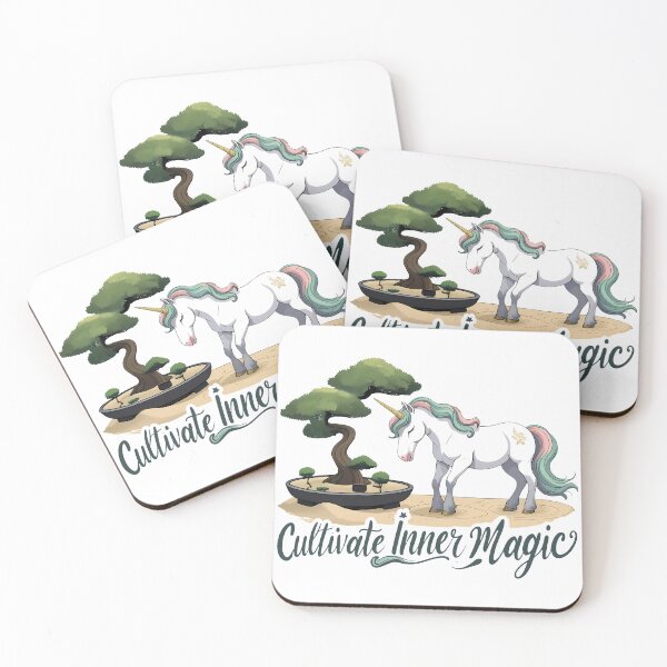 Item preview, Cultivate Inner Magic – Zen Garden Unicorn designed and sold by zoughlal.
