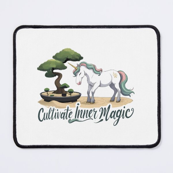 Item preview, Cultivate Inner Magic – Zen Garden Unicorn designed and sold by zoughlal.