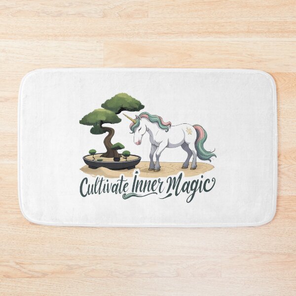 Item preview, Cultivate Inner Magic – Zen Garden Unicorn designed and sold by zoughlal.