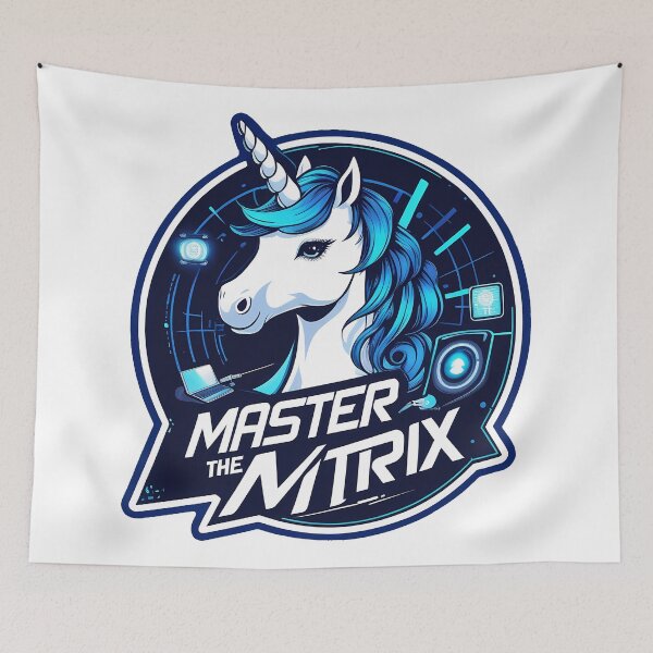 Item preview, Master the Matrix – Tech Unicorn designed and sold by zoughlal.