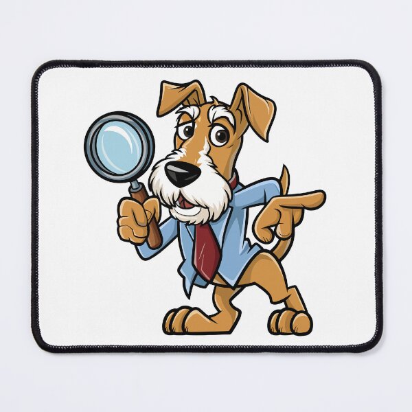 Item preview, Detective Airedale Terrier designed and sold by WildlifeInc.