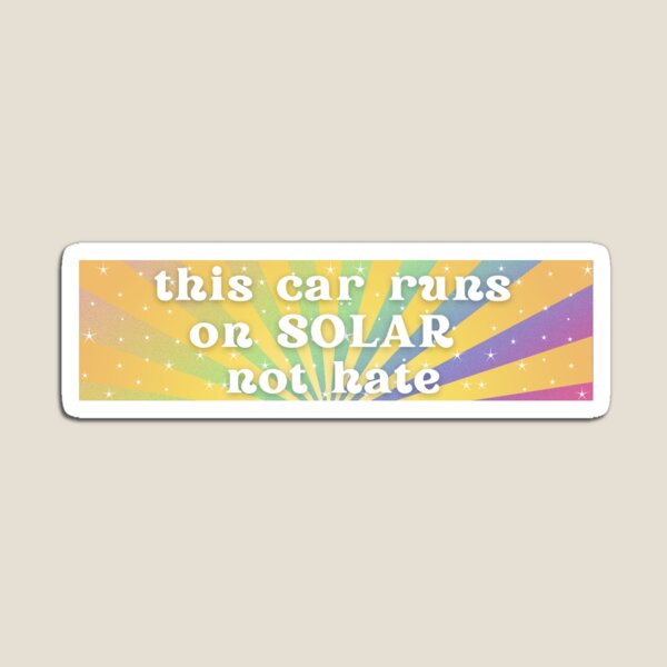 Artikel-Vorschau von dieses Auto fährt mit Solarenergie (Regenbogen), designt und verkauft von monocatbear.