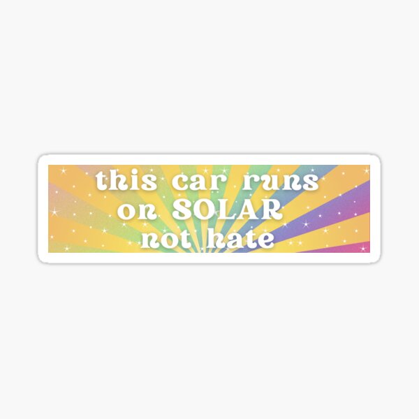 Item preview, this car runs on solar (rainbow) designed and sold by monocatbear.
