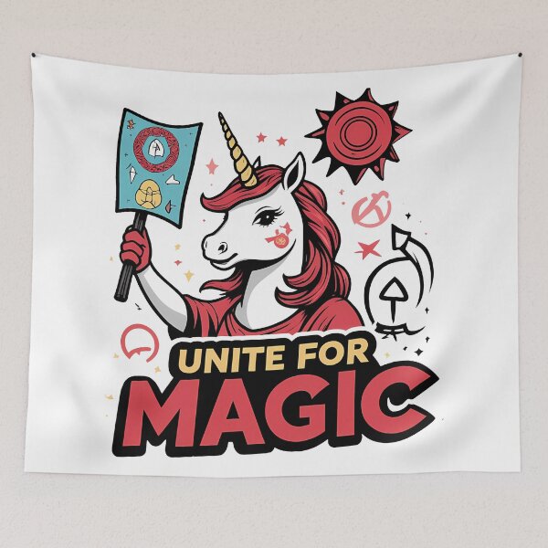 Item preview, Unite for Magic – Activist Unicorn designed and sold by zoughlal.