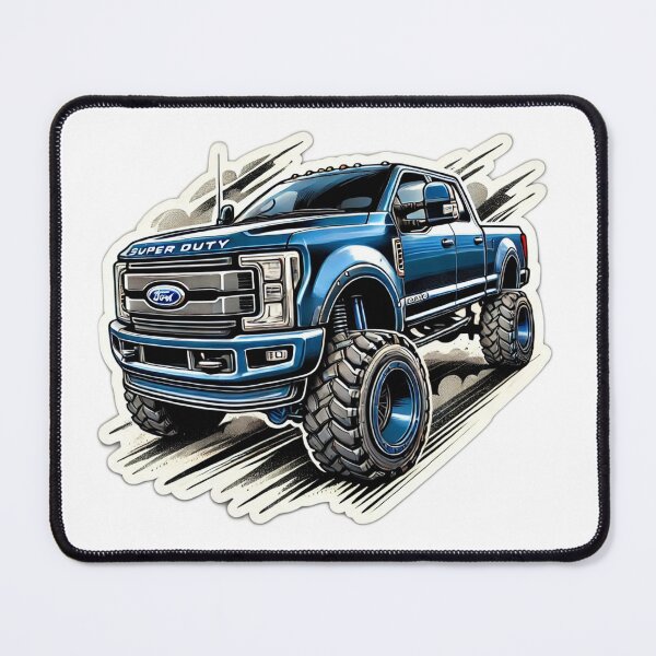 Item preview, Blue Lifted Ford Super Duty Off-Road Beast designed and sold by IronCladArms.
