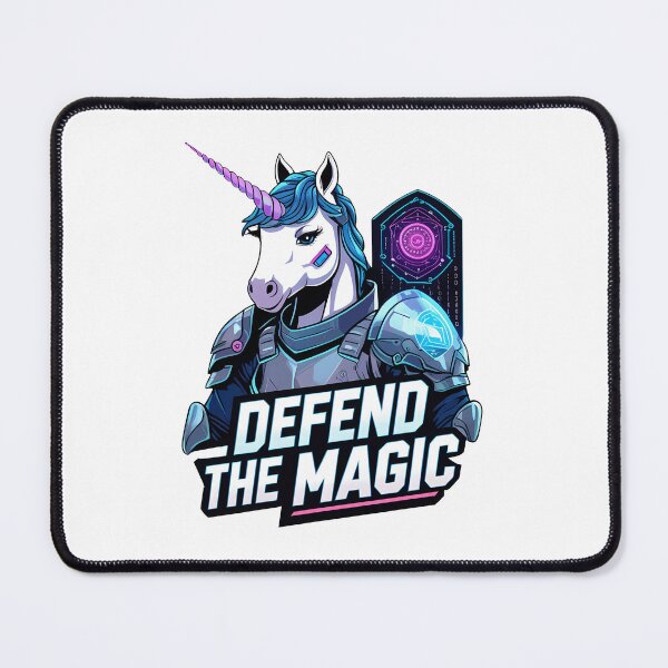 Item preview, Defend the Magic – Cyber Sentinel Unicorn designed and sold by zoughlal.