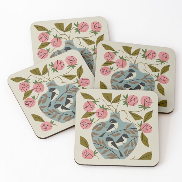 Item preview, Three Bird Rose Vase designed and sold by Renea L Thull.