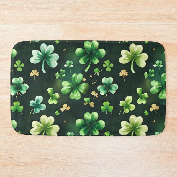Item preview, Seamless Shamrock Clover Pattern designed and sold by Good Vibes .