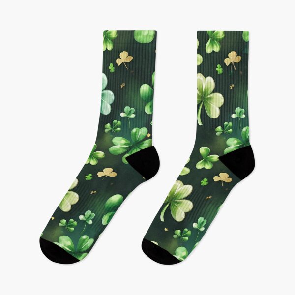 Item preview, Seamless Shamrock Clover Pattern designed and sold by Good Vibes .