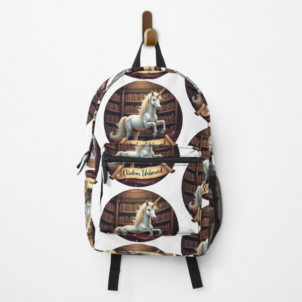 Item preview, Wisdom Unbound – Enchanted Librarian Unicorn designed and sold by zoughlal.