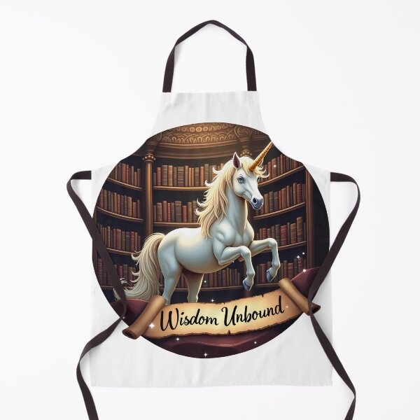 Item preview, Wisdom Unbound – Enchanted Librarian Unicorn designed and sold by zoughlal.