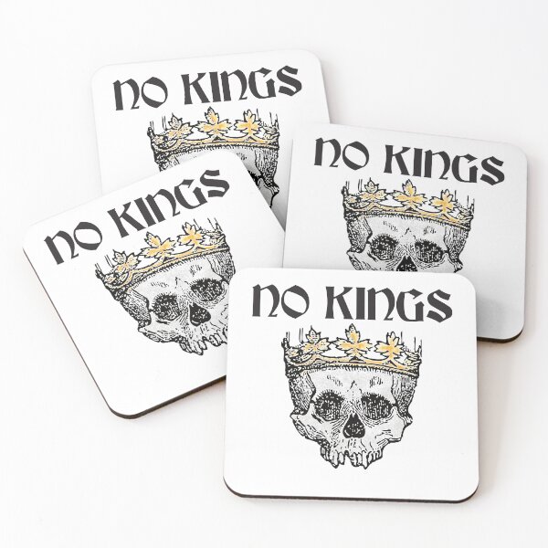 Item preview, No Kings Skull With Crown designed and sold by TheRainFamily.
