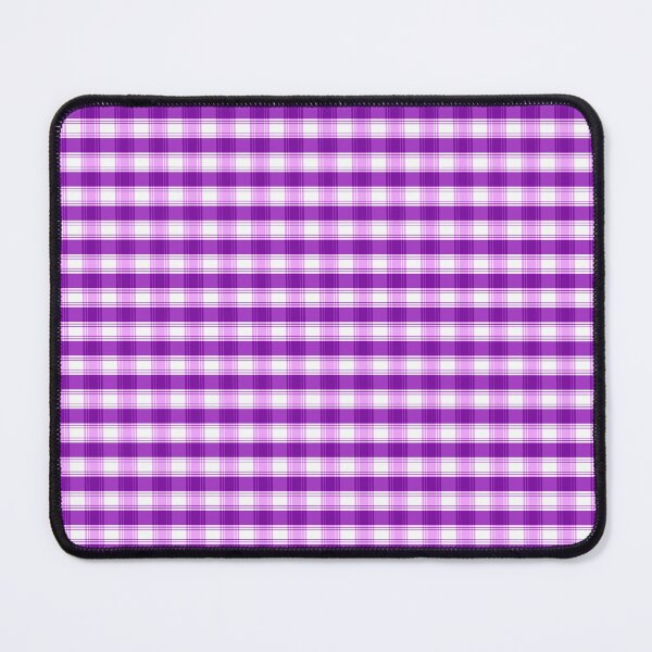 Item preview, lilac and white small checkered shirt with checkered pattern designed and sold by fuzzyfox.