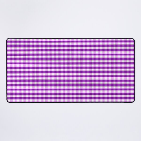 Item preview, lilac and white small checkered shirt with checkered pattern designed and sold by fuzzyfox.