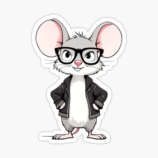 Item preview, Nerdy Cool Mouse designed and sold by SteadyRolling.