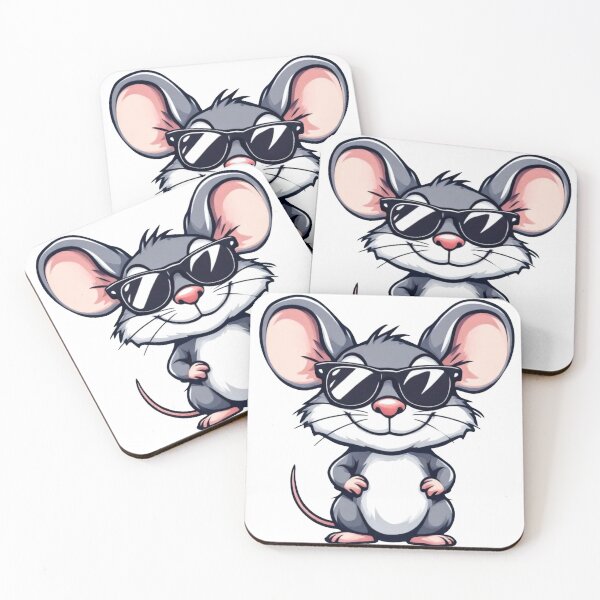 Item preview, Cool Shades Mouse designed and sold by SteadyRolling.