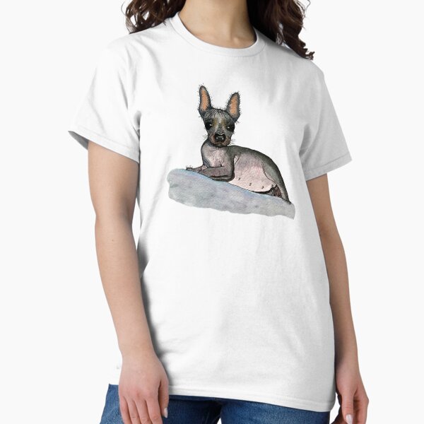 Vista previa del artículo con la obra «Bebé Xoloitzcuintli», diseñado y vendido por Ozz-art.
