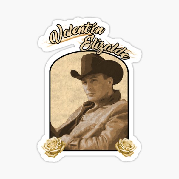 Item preview, Tribute to Valentín Elizalde – Mexican Music Legend designed and sold by StickerWey.